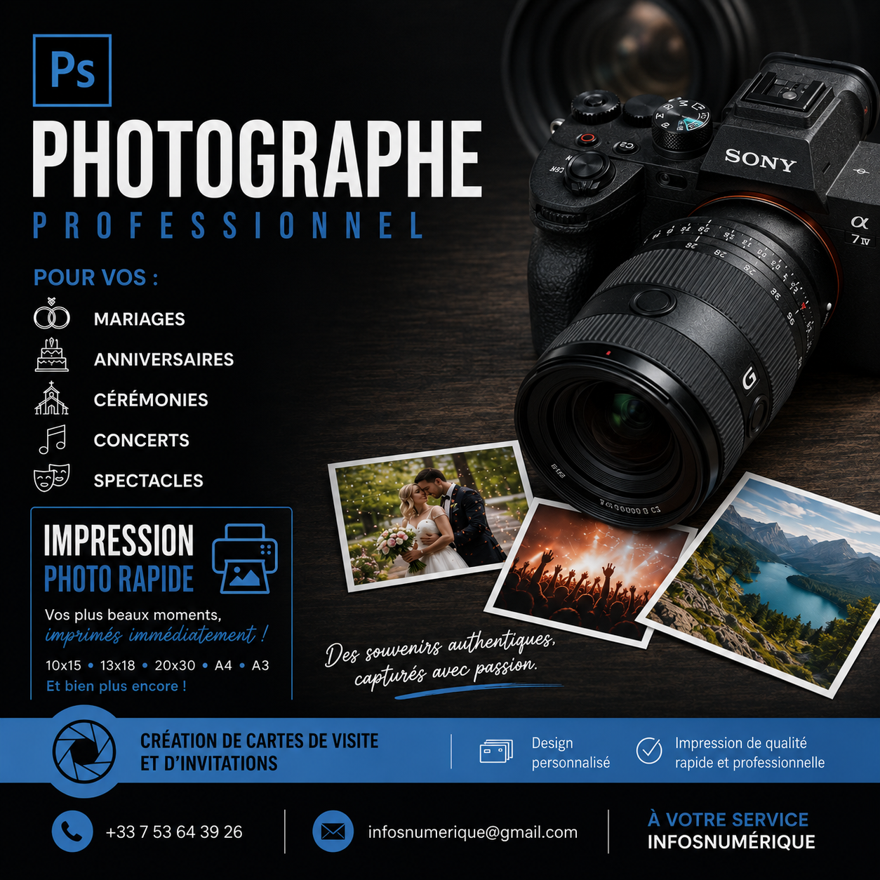 Photographe Événementiel
