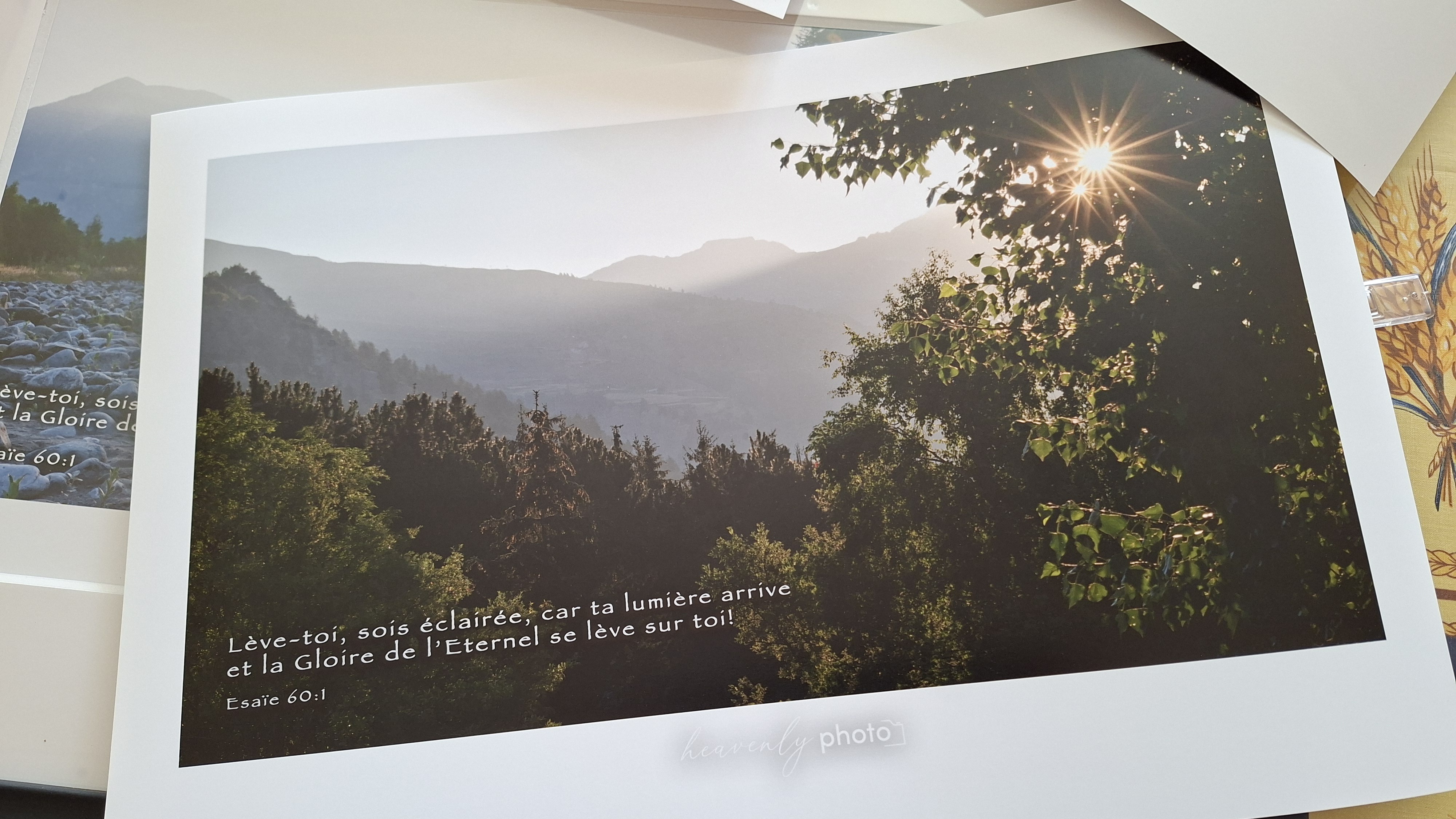 Service d'encadrement de photographies