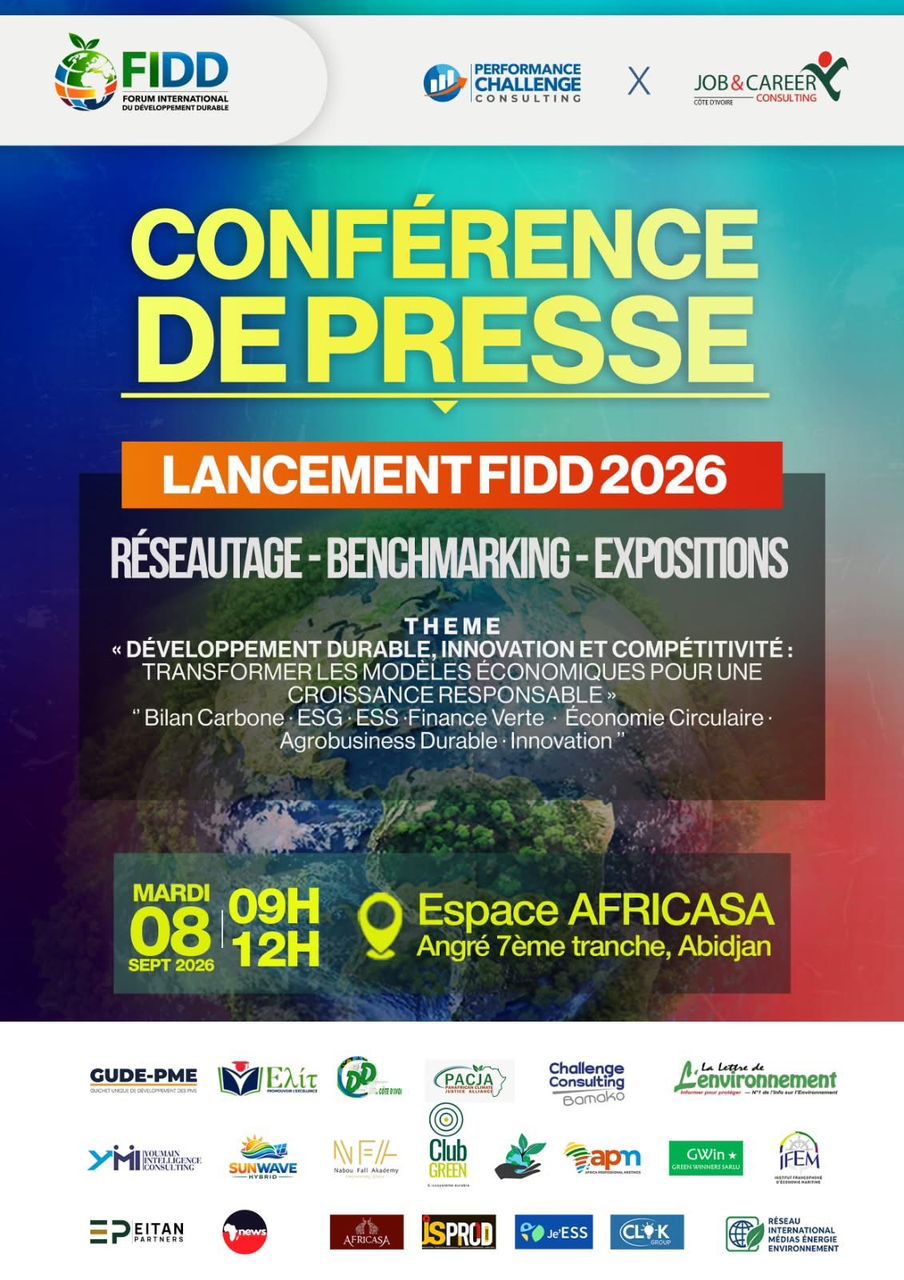 CONFÉRENCE DE PRESSE DE LANCEMENT DU FIDD 2026 - CÔTE D'IVOIRE