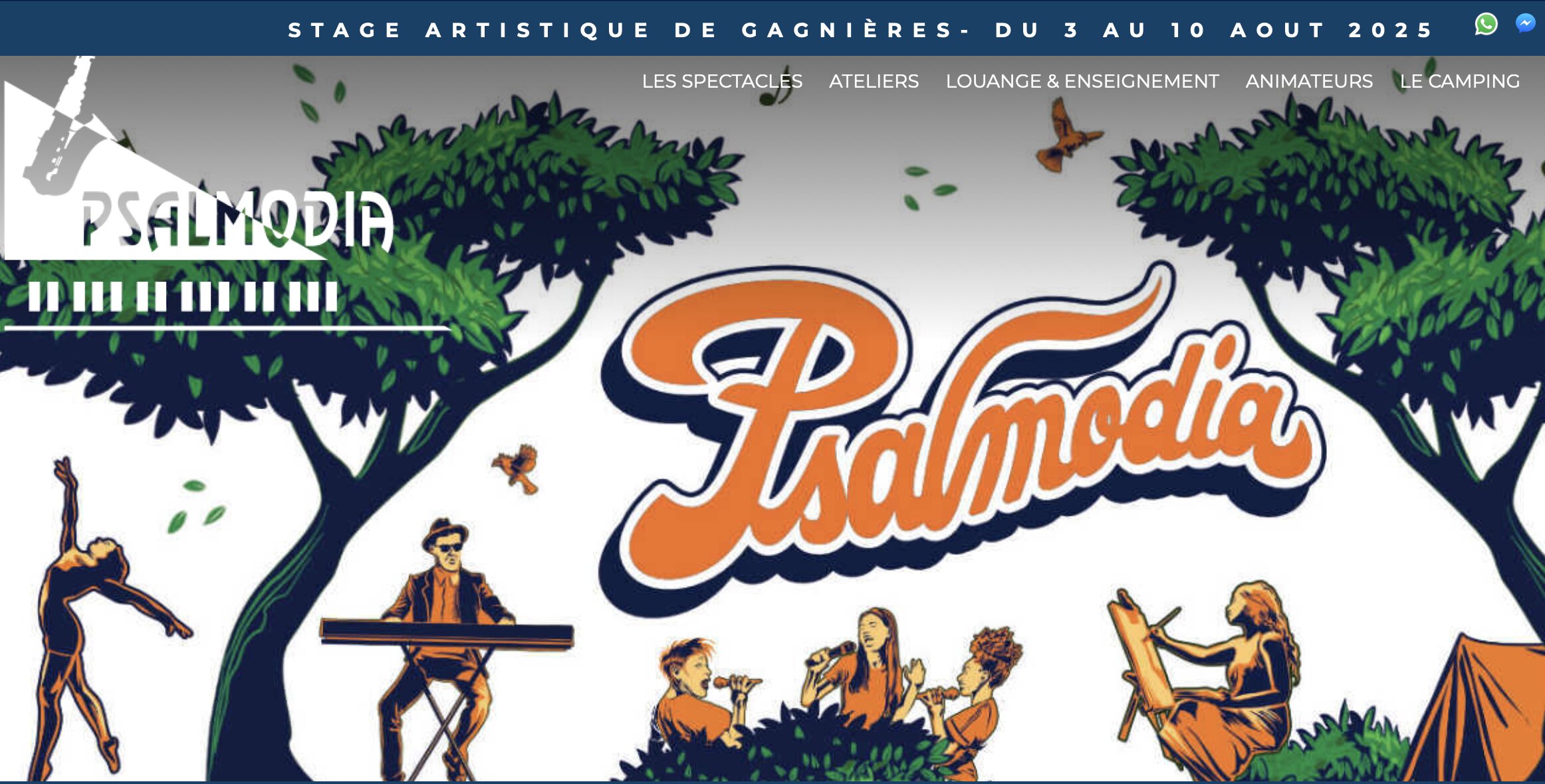 Stage artistique psalmodia gagnières 2025