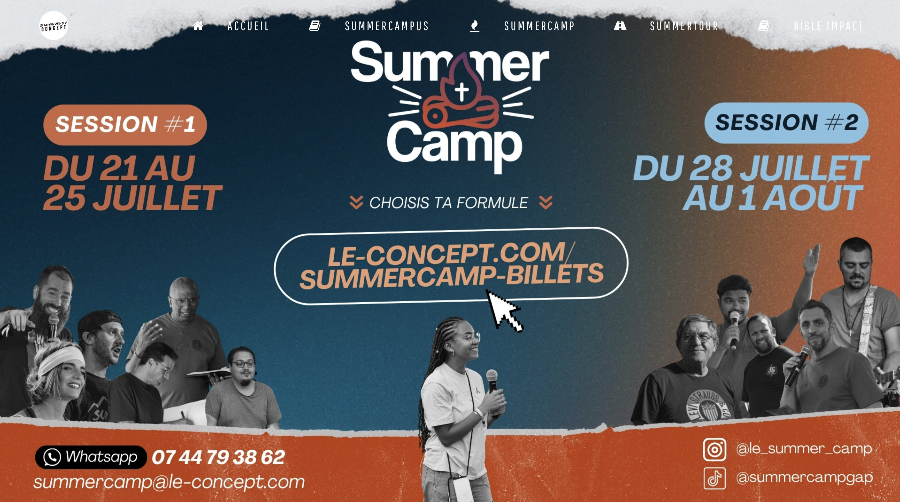summer concept  Summer camp